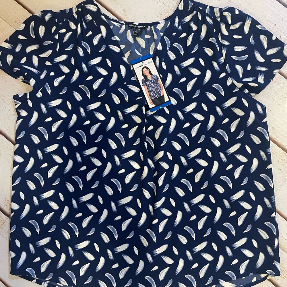 NWT Hilary Radley blouse! Size L
